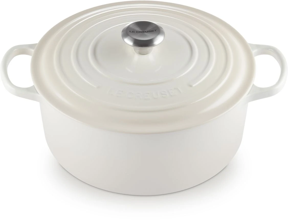 Le Creuset Braadpan Signature - Meringue - ø 26 Cm / 5.3 Liter 1 Le Creuset Braadpan Signature - Meringue - ø 26 Cm / 5.3 Liter