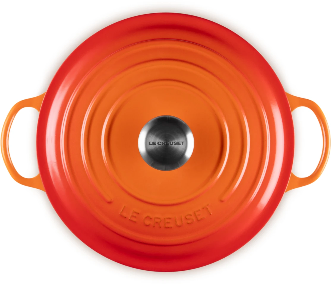 Le Creuset Braadpan Signature - Marmite - Oranjerood - ø 26 Cm / 4.1 Liter 5 Le Creuset Braadpan Signature - Marmite - Oranjerood - ø 26 Cm / 4.1 Liter - Afbeelding 5