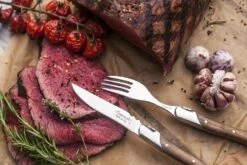 Laguiole Style De Vie Steakvorken Luxury Line Olijfhout 6 Stuks -Le Creuset Winkel Laguiole Luxury Line vorken olijfhout sf gr 6