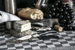 Laguiole Style De Vie Steakvorken Luxury Line Zwart Ebbenhout 6 Stuks -Le Creuset Winkel Laguiole Luxury line steakmessen zwart ebbenhout sf gr 6