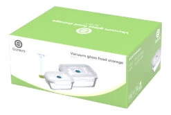 Sareva Vacuum Ovenschalen / Vershoudbakjes - Hittebestendid Glas - 3 Delige Set / 485 Ml + 970 Ml -Le Creuset Winkel Long set of 2 Current View