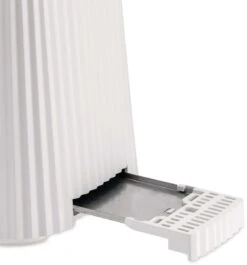 Alessi Broodrooster Plissé - 6 Standen - Wit - Michele De Lucchi - MDL08 W -Le Creuset Winkel MDL08W 05 A4 3500pxl