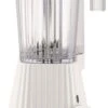 Alessi Blender Plissé - 5 Snelheden + Turbostand - Wit - Michele De Lucchi - 1.5 Liter - MDL09 W