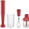 Alessi Staafmixer Set Plissé - Rood - Michele De Lucchi - MDL10S R