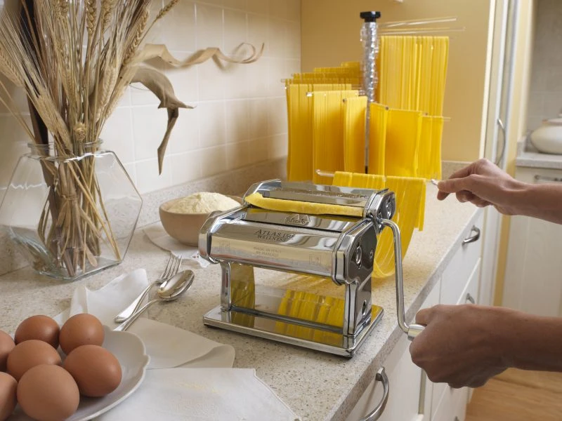 Marcato Pastamachine Atlas 150 Zilver 2 Marcato Pastamachine Atlas 150 Zilver - Afbeelding 2