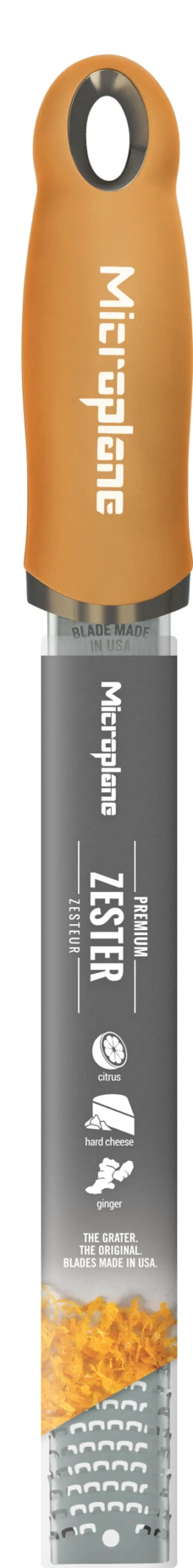 Microplane Rasp Premium Classic - Fijn - Mustard Yellow -Le Creuset Winkel Microplane Premium Classic 46623 Zester Mustard Yellow decall