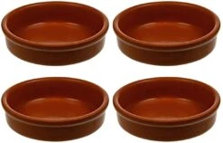 Cosy & Trendy Creme Brulee Schaaltjes Terracotta ø 8 Cm - 4 Stuks