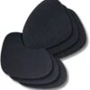Jay Hill Onderzetters - Vegan Leer - Zwart - Organic - 13 X 11 Cm - 6 Stuks