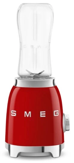 SMEG Smoothie Blender - Compact - Rood - 600 Ml - PBF01RDEU