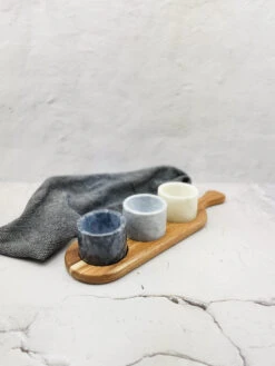 Jay Hill Serveerplank - Met Marmeren Schaaltjes - 37 X 11 Cm -Le Creuset Winkel PSX 20220429 164757 scaled