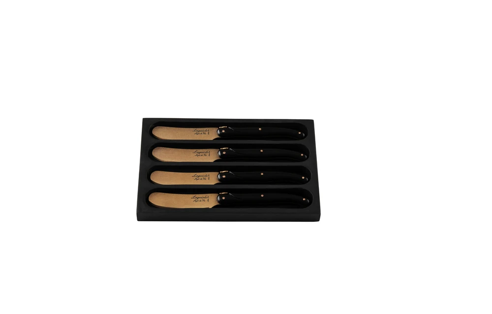 Laguiole Style De Vie Botermessen Prestige Line Koper - 4 Stuks 1 Laguiole Style De Vie Botermessen Prestige Line Koper - 4 Stuks