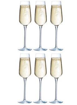 Chef & Sommelier Champagneglazen Sublym Flute - 210 Ml - 6 Stuks