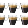 Bormioli Rocco Espresso Glazen Cube - 100 Ml - 6 Stuks