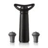 Vacu Vin Wijnpomp Met 2 Wijnstoppers - Wine Saver Concerto - Zwart