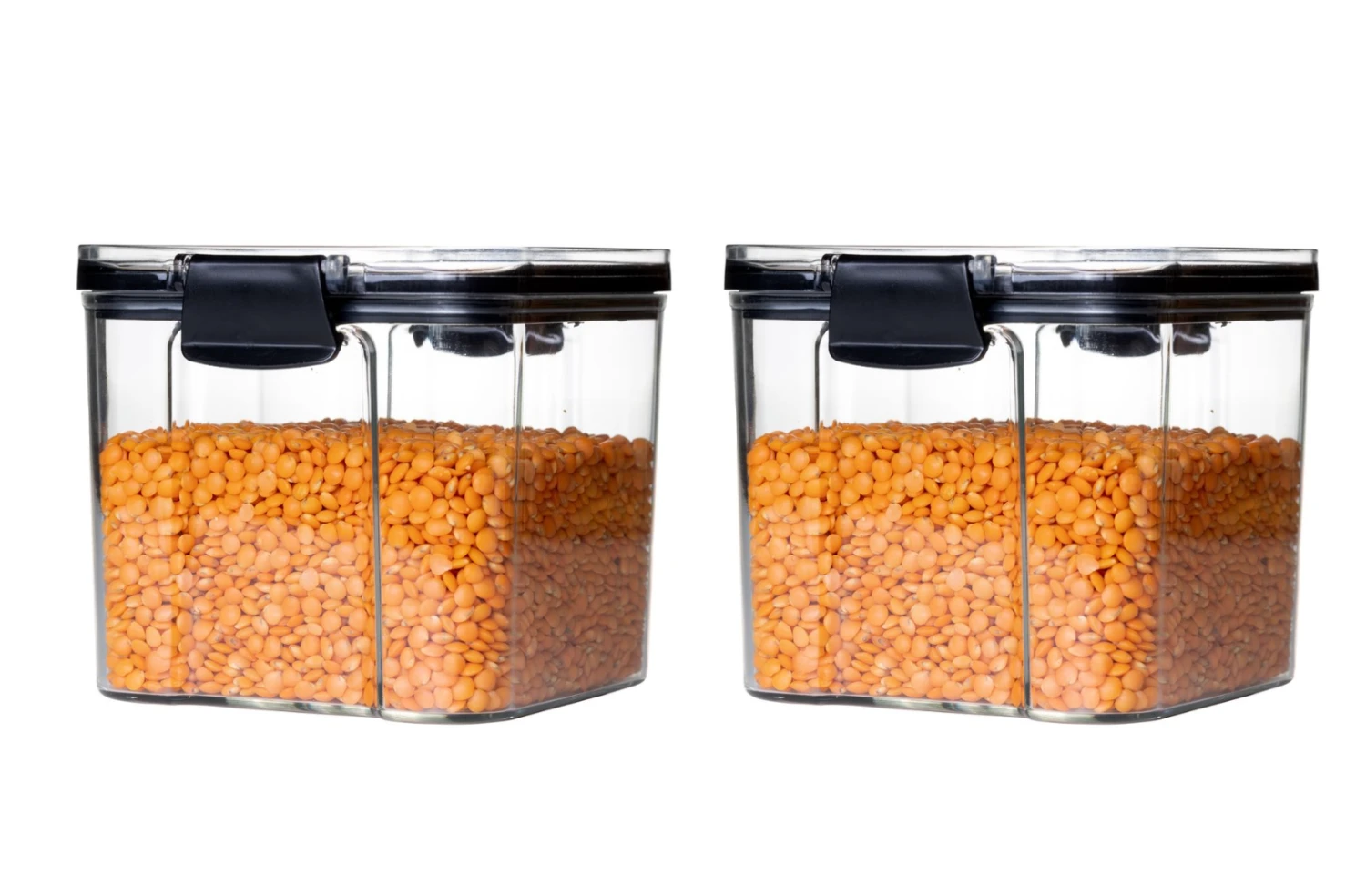 Sareva Voorraadpot - Kunststof - 700 Ml - 2 Stuks 1 Sareva Voorraadpot - Kunststof - 700 Ml - 2 Stuks