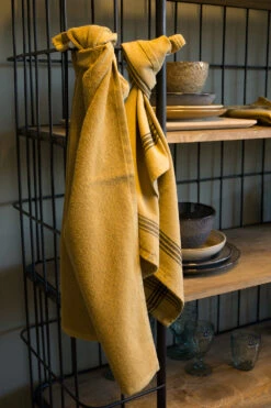 KOOK Keukenhanddoek Doubleface Mosterd 50 X 70 Cm -Le Creuset Winkel R21.644