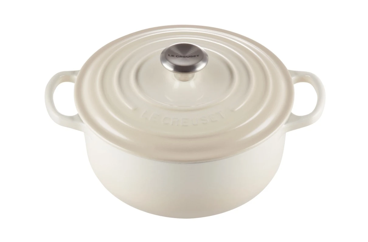 Le Creuset Braadpan Signature - Meringue - ø 20 Cm / 2.4 Liter 1 Le Creuset Braadpan Signature - Meringue - ø 20 Cm / 2.4 Liter