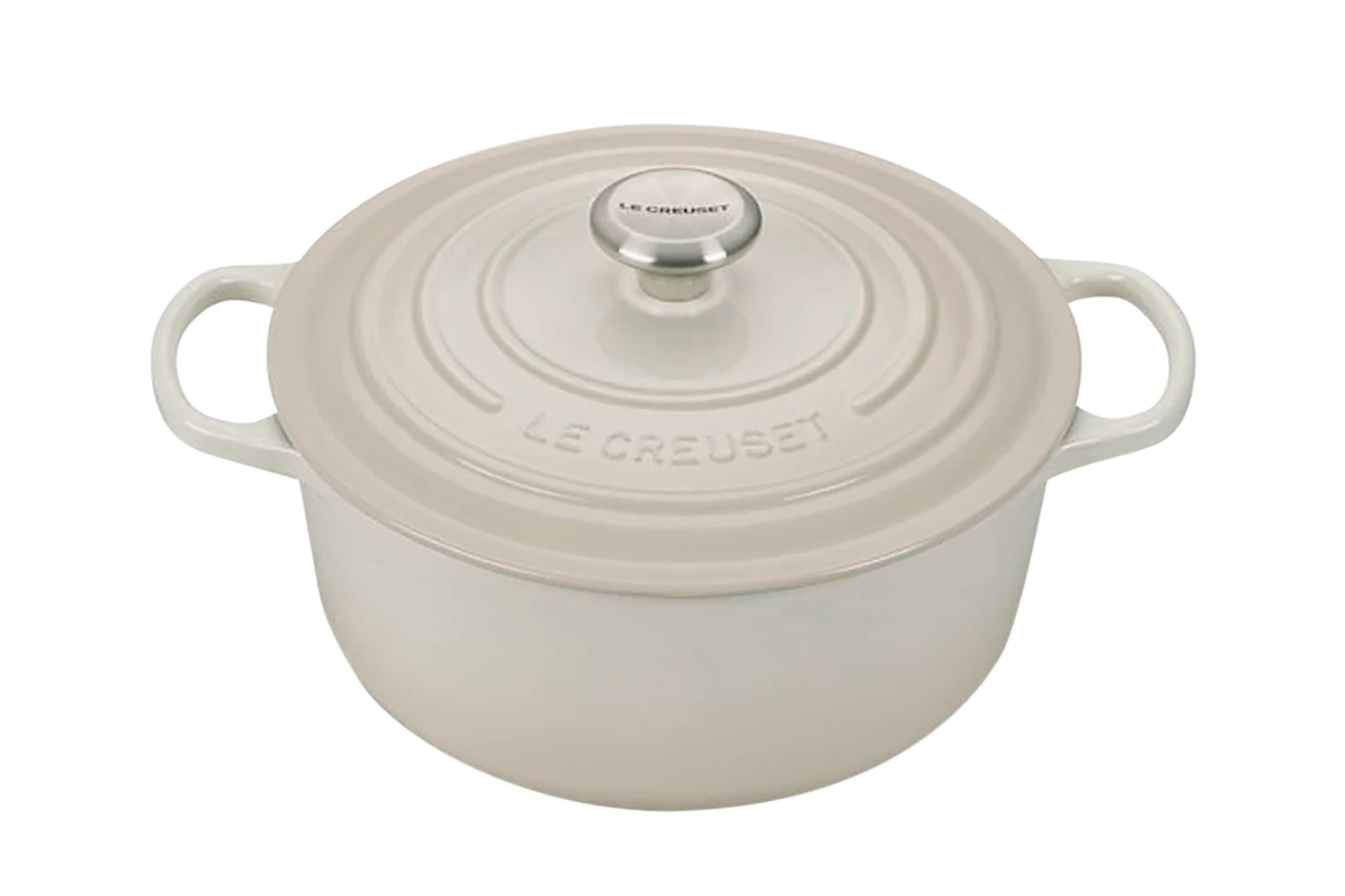 Le Creuset Braadpan Signature - Meringue - ø 26 Cm / 5.3 Liter 2 Le Creuset Braadpan Signature - Meringue - ø 26 Cm / 5.3 Liter - Afbeelding 2