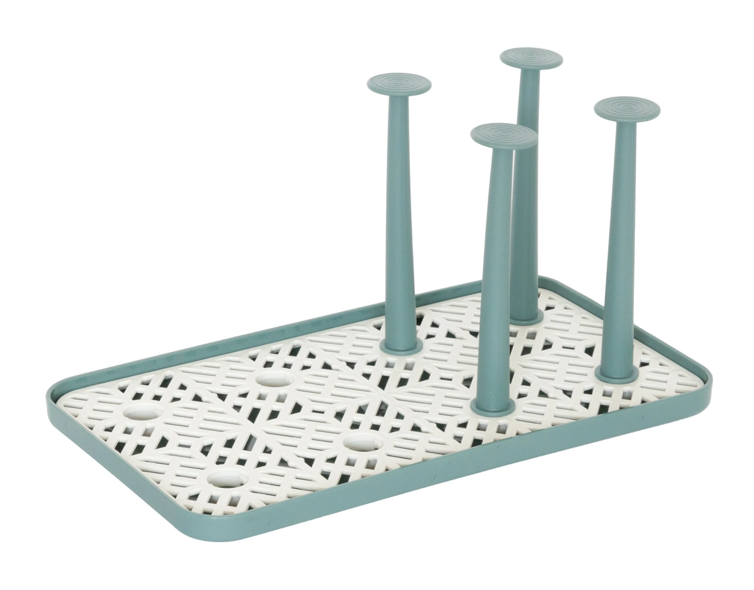 Sareva Afdruiprek Glazen / Flessendroger - Groen - 8 Glazen 3 Sareva Afdruiprek Glazen / Flessendroger - Groen - 8 Glazen - Afbeelding 3