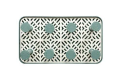 Sareva Afdruiprek Glazen / Flessendroger - Groen - 8 Glazen 17 Sareva Afdruiprek Glazen / Flessendroger - Groen - 8 Glazen -Le Creuset Winkel Sareva Glazenhouders 16