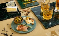 Jay Hill Snijplank / Serveerplank / Borrelplank Marmer - Licht Groen - ø 20 Cm -Le Creuset Winkel Serveerplank Groen 5