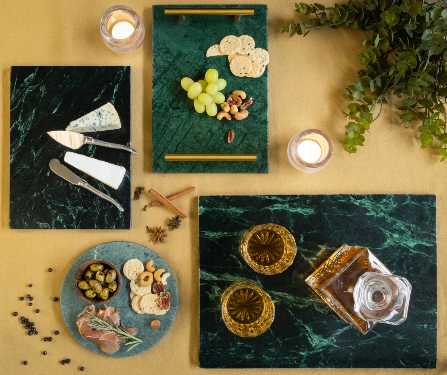 Jay Hill Snijplank / Serveerplank / Borrelplank Marmer - Groen - 29 X 21 Cm 3 Jay Hill Snijplank / Serveerplank / Borrelplank Marmer - Groen - 29 X 21 Cm - Afbeelding 3