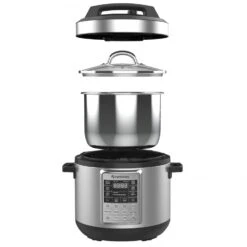 Espressions Smart Pressure Cooker / Multicooker / Slowcooker - 5.7 Liter - EP6000 -Le Creuset Winkel SmartPressureCooker57LexplodedviewLR 61a0f5ece41677.46431295