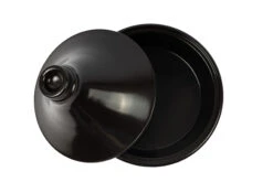 Cookinglife Tajine Regas - Aardewerk - Zwart - ø 32 Cm / 3 Liter -Le Creuset Winkel Tajine zwart open scaled