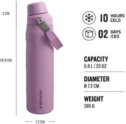 Stanley Waterfles The Aerolight IceFlow Fast Flow - Lilac - 600 Ml -Le Creuset Winkel TheAerolight IceFlow WaterBottleFastFlow 0.6L USPsd Thermals 720x