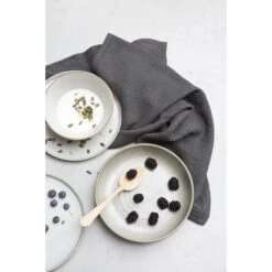 Walra Keukenhanddoek Cubes Uni Off Black 50 X 70 Cm -Le Creuset Winkel WALRA TT DRYWITHCUBESUNI 50X70 OFFBLACK SF scaled 1