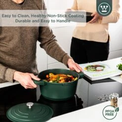 Westinghouse Braadpan Performance - Gracious Green - ø 28 Cm / 6.7 Liter -Le Creuset Winkel WCCC0095024SG 4 1