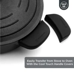 Westinghouse Hapjespan Performance - Blissful Black - ø 28 Cm / 4.1 Liter - Standaard Anti-aanbaklaag -Le Creuset Winkel WCCC0095L28BK 5