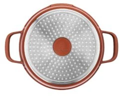 Westinghouse Hapjespan Performance - Rebel Red - ø 32 Cm / 5.8 Liter - Standaard Anti-aanbaklaag -Le Creuset Winkel WCCC0095L28OR 9 1