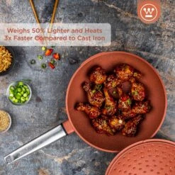 Westinghouse Wokpan Performance - Rebel Red - ø 28 Cm - Standaard Anti-aanbaklaag 16 Westinghouse Wokpan Performance - Rebel Red - ø 28 Cm - Standaard Anti-aanbaklaag -Le Creuset Winkel WCCW0095028OR 2