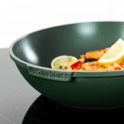 Westinghouse Wokpan Performance - Gracious Green - ø 28 Cm - Standaard Anti-aanbaklaag -Le Creuset Winkel WCCW0095028SG 11 1