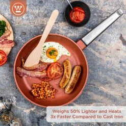 Westinghouse Koekenpan Performance - Rebel Red - ø 28 Cm - Standaard Anti-aanbaklaag 12 Westinghouse Koekenpan Performance - Rebel Red - ø 28 Cm - Standaard Anti-aanbaklaag -Le Creuset Winkel WCFP0095024OR 2 1