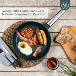 Westinghouse Koekenpan Performance - Gracious Green - ø 24 Cm - Standaard Anti-aanbaklaag -Le Creuset Winkel WCFP0095024SG 2