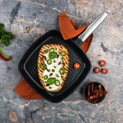 Westinghouse Grillpan Performance - Blissful Black - 28 X 28 Cm - Standaard Anti-aanbaklaag -Le Creuset Winkel WCFP0095G28BK 9