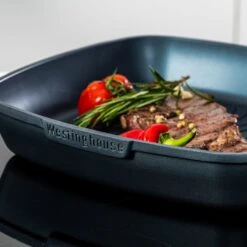 Westinghouse Grillpan Performance - Bravery Blue - 28 X 28 Cm - Standaard Anti-aanbaklaag -Le Creuset Winkel WCFP0095G28BL 7