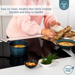 Westinghouse Steelpan Performance - Bravery Blue - ø 18 Cm / 1.9 Liter -Le Creuset Winkel WCSP0095N18BL 4