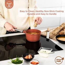 Westinghouse Steelpan Performance - Rebel Red - ø 18 Cm / 1.9 Liter 14 Westinghouse Steelpan Performance - Rebel Red - ø 18 Cm / 1.9 Liter -Le Creuset Winkel WCSP0095N18OR 4