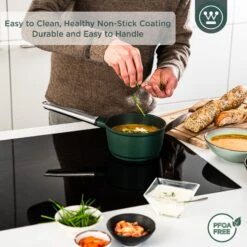 Westinghouse Steelpan Performance - Gracious Green - ø 18 Cm / 1.9 Liter 13 Westinghouse Steelpan Performance - Gracious Green - ø 18 Cm / 1.9 Liter -Le Creuset Winkel WCSP0095N18SG 4