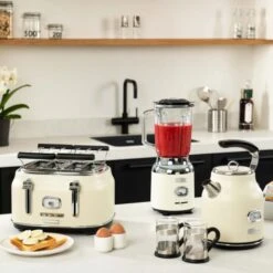 Westinghouse Blender Retro Collections - Vanilla White - 1.5 Liter - WKBE221WH -Le Creuset Winkel WKBE221WH Retro Table Blender 5 600x600 1