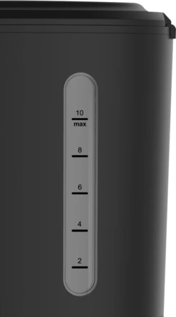 Westinghouse Filter-koffiezetapparaat Basic Zwart - 1.25 Liter - WKCM621BK 8 Westinghouse Filter-koffiezetapparaat Basic Zwart - 1.25 Liter - WKCM621BK -Le Creuset Winkel WKCM621 water level gauge 2 2
