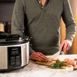 Westinghouse Slowcooker - Uitneembare Keramische Pan - RVS - 6 Liter - WKSC65 -Le Creuset Winkel WKSC65 Westinghouse Slow Cooker 5