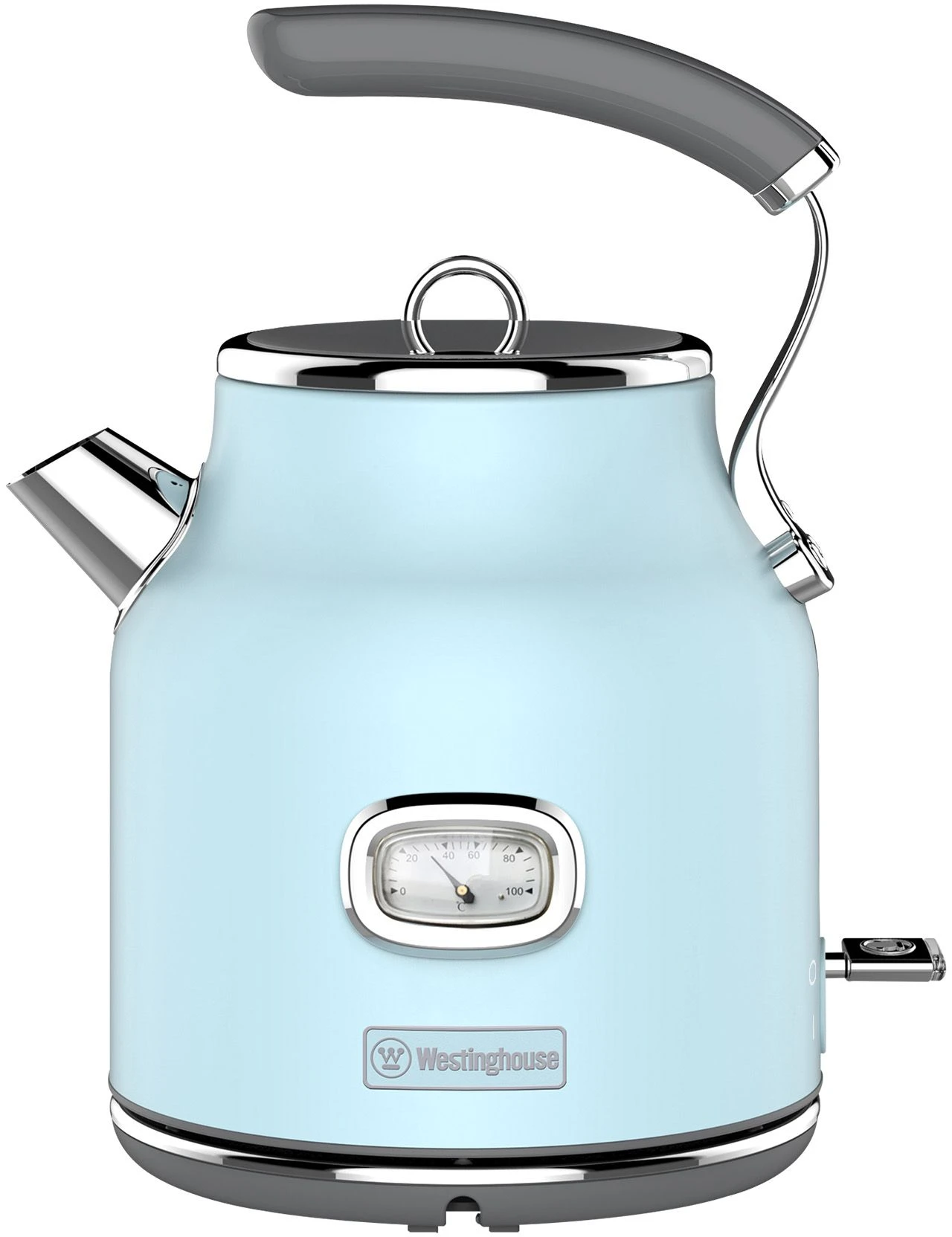 Westinghouse Waterkoker Retro Collections - 2200 W - Blauw - 1.7 Liter - WKWKH148BU 1 Westinghouse Waterkoker Retro Collections - 2200 W - Blauw - 1.7 Liter - WKWKH148BU