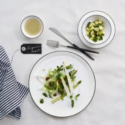 ASA Espresso Kop En Schotel A Table Ligne Noire 70 Ml -Le Creuset Winkel a table ligne noire 6