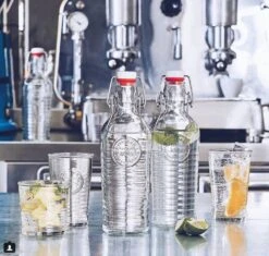 Bormioli Rocco Beugelflessen / Weckflessen Officina 1825 - Transparant - 1.2 Liter - 2 Stuks -Le Creuset Winkel bormioli waterflessen 3