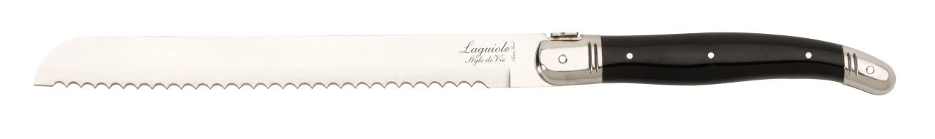Laguiole Style De Vie Broodmes Zwart 2 Laguiole Style De Vie Broodmes Zwart - Afbeelding 2