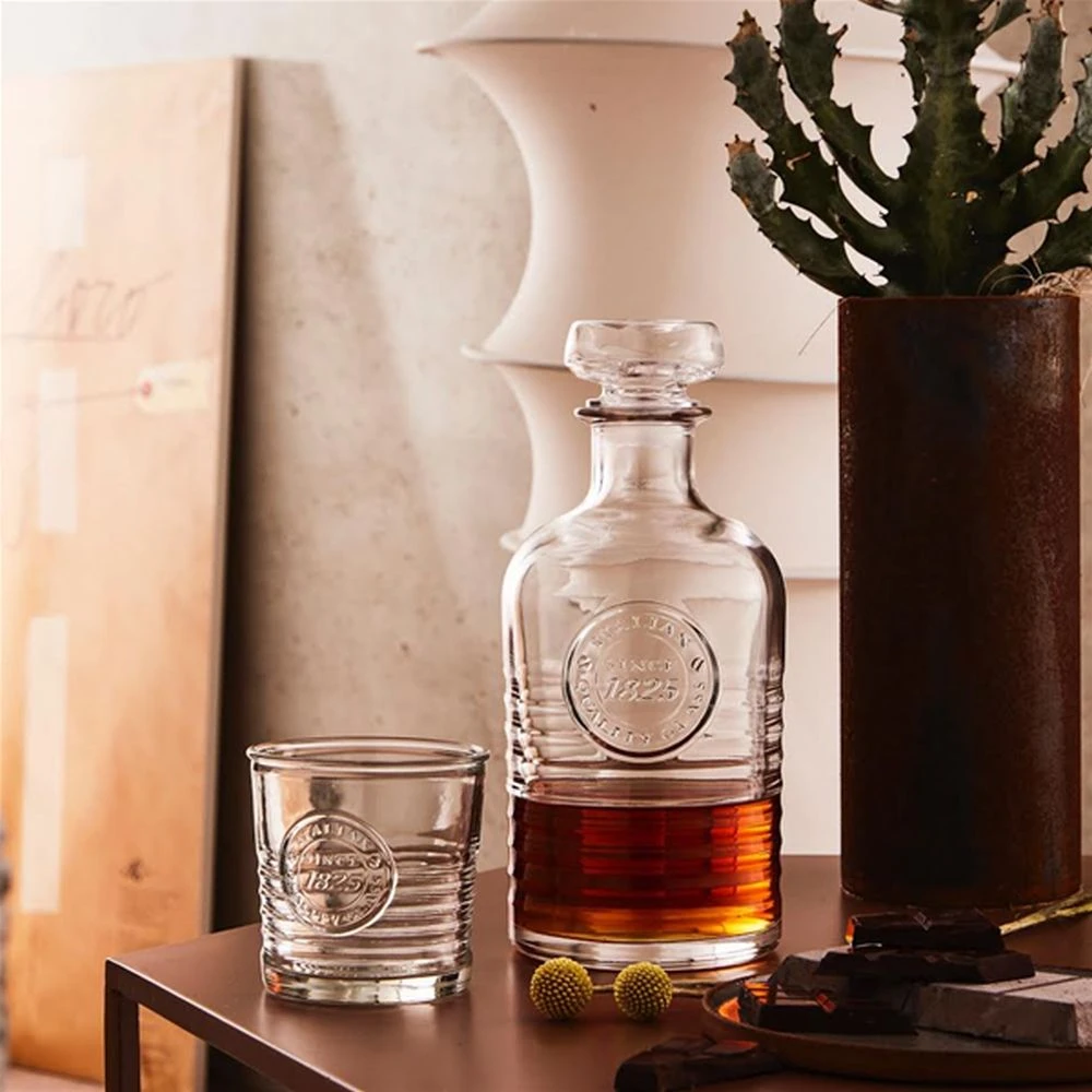 Bormioli Rocco Whiskey Karaf Officina 1825 - Transparant - 1 Liter 2 Bormioli Rocco Whiskey Karaf Officina 1825 - Transparant - 1 Liter - Afbeelding 2